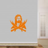 Hazreti Ali Zülfikar Kılıcı Siluet Büyük Boy Dekoratif Duvar Sticker, Çıkartma, Etiket - 9