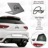 Çanakkale İli 17 Plaka Kodu Memleket Yarış Pisti Siyah Sticker -Oto Araba Etiket, Aksesuar, Tuning - 1