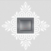 Dekoratif Çerçeve Priz Sticker Duvar Dekorasyon Çıkartma - 2