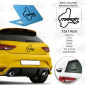 Mardin İli 47 Plaka Kodu Harita Memleket Siyah Yarış Pisti Sticker - Oto Araba Etiket, Aksesuar - 1