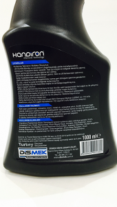 Handiron Paslanmaz Krom, Ankastre, Beyaz Eşya, Armatür, Alüminyum, Tepsi, Mangal, Boru, Mil Çubuk Temizleyici 1000 ml - 4