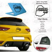 Kahramanmaraş İli 46 Plaka Kodu Memleket Yarış Pisti Sticker - Oto Araba Etiket, Aksesuar - 1