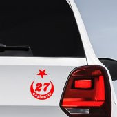 Ay Yıldız Gaziantep Plakası 27 Sticker, Oto, Araba, Araç, Etiket, Aksesuar - 3