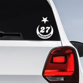 Ay Yıldız Gaziantep Plakası 27 Sticker, Oto, Araba, Araç, Etiket, Aksesuar - 4