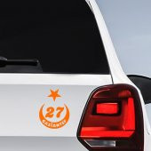 Ay Yıldız Gaziantep Plakası 27 Sticker, Oto, Araba, Araç, Etiket, Aksesuar - 8