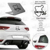 Denizli İli 20 Plaka Kodu Memleket Yarış Pisti Siyah Sticker - Oto Araba Etiket, Aksesuar, Tuning - 1