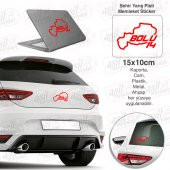 Bolu İli 14 Plaka Kodu Memleket Yarış Pisti Kırmızı Sticker - Oto Araba Etiket, Aksesuar, Tuning - 1