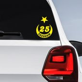 Ay Yıldız Erzurum Plakası 25 Sticker, Oto, Araba, Araç, Etiket, Aksesuar - 7