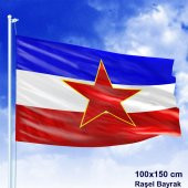 Yugoslavya Sosyalist Federal Cumhuriyeti Bayrağı - Balkan -100x150 cm Bayrak - 1