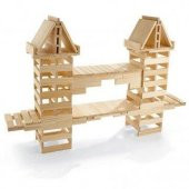 Becerikli Yapılar 200 Parça (Ahşap Yapı Blokları) orjinal oyun - 6