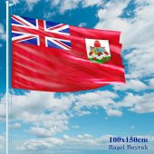 Bermuda Bayrağı - 100x150 cm (1 metre x 1,5 metre) - Raşel Kumaş - 1