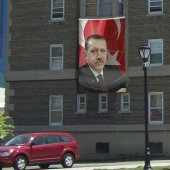 Recep Tayyip Erdoğan RTE Ay Yıldız Raşel Bayrak -300x450cm - 3x4,5 metre - 1