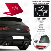 Giresun İli 28 Plaka Kodu Memleket Beyaz Yarış Pisti Sticker - Oto Araba Etiket, Aksesuar, Tuning - 1