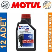 Motul Suzuki Marine 4T SAE 10W-40 1 Lt Tekne Motor Yağı (12 Adet) thumbnail 1