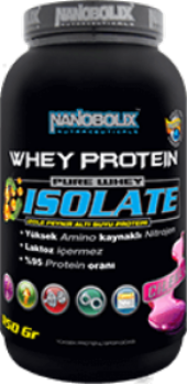 Nanobolix Whey Protein Complex IZOLE + Konsantre Whey Protein 950gr ÇİLEKLİ - 1