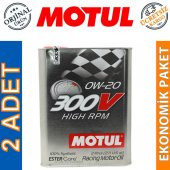 Motul 300V High RPM 0W-20 2 Lt Tam Sentetik Motor Yağı (2 Adet) thumbnail 1