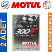 Motul 300V Power Racing 5W-30 2 Lt Performans Motor Yağı (2 Adet) - 1