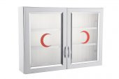 Hiper Pvc 2 Kapak Ecza Dolabı Polikarbon - 1