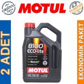 Motul 8100 Eco-Lite 5W-30 4 Lt Tam Sentetik Motor Yağı (2 Adet) thumbnail 1