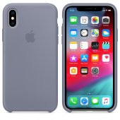 APPLE ORJİNAL KILIF IPHONE XS MTFC2FE/A LAVENDER GREY SILICON CASE - 1