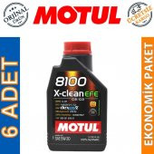 Motul 8100 X-Clean EFE 5W-30 1 Lt Tam Sentetik Motor Yağı (6 Adet) thumbnail 1