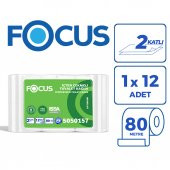 FOCUS OPTIMUM İÇTEN ÇEKMELİ TUVALET KAĞIDI 12x80 METRE - 2