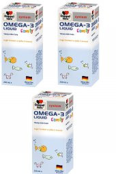 Doppelherz Omega-3 Liquid Family Takviye Edici Gıda 250 ml 3lü Paket SKT:11/2020 - 1