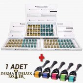 Brillanthair Keratinli Bitkisel Saç Uzatma Bakım Serumu - Keratinli Bitkisel İpek Proteinli Ozonlanmış Argan Yağlı Şampuan - 3 Aylık Set  + 1 Adet Titanyum Derma Roller 540 İğne 0,5 mm 1. Kalite Masaj Aleti RoHs CE belgeli - 1
