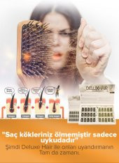Deluxhair Redensyl (R) ve Keratin içeren Bitkisel Saç Çıkarma Bakım Serumu 2 Aylık Set Delux Hair Serum + 1 Adet Titanyum Derma Roller System 540 İğne 0,5 mm 1. Kalite Masaj Aleti RoHs CE Kalite belgeli dermoroller -1 adet - 7