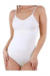 ÖDÜL 9016 KORSAJLI ÇITÇITLI KORSE BODY BEYAZ - 1