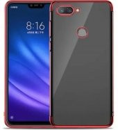 Xiaomi Mi 8 Lite Köşeleri Renkli Şeffaf Kamera Korumalı Kılıf - 2