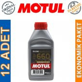 Motul RBF 660 FL Dot 4 500 ML Sentetik Fren Hidrolik Yağı (12 Adet) - 1