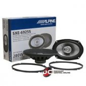 ALPİNE SXE-6925S 6"x9" (15x24cm) Coaxial 2-yol Oval Hoparlör - 1