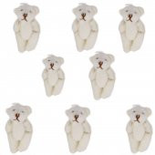 Peluş Ayıcık Parmak Ayıcık 5X3.5 CM Minik Boy Ayıcık (10 Adet) - 1
