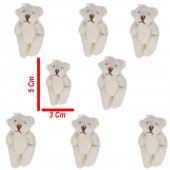 Peluş Ayıcık Parmak Ayıcık 5X3.5 CM Minik Boy Ayıcık (10 Adet) - 2