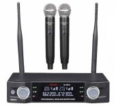 Nwork N-200U 2 El Sabit Çift Kanal UHF Kablosuz Sistem - 1