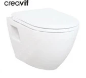 VİSAM-CREAVİT TP325 - NKP KAPAK - GÖMME REZERVUAR ASMA KLOZET SETİ 5 Lİ - 3