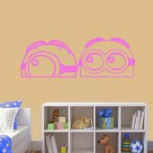 Minions - Çılgın Hırsız Film Karakterleri Stuart ve Bob Silüeti Dekoratif Çocuk Odası Duvar Sticker - 6