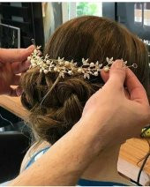 GELİN TACI KINA TACI SAÇ VE NİŞAN AKSESUARLARI TÜRBAN VE DÜĞÜN AKSESUARLARI - 1