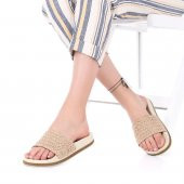 Neruda Kadın Hasır Terlik - 1