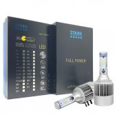 Stark Full Power H15 Pro CSP Led Xenon ŞİMŞEK 9600LM Park + Uzun 6000K Beyaz Canbuslı Far Ampulü - 1