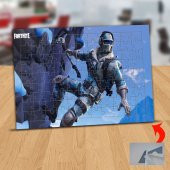 Fortnite Oyun Dağcı Savaşçı 99 Parça Puzzle Yapboz Tablo-71sg - 1