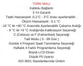 in-therm MRL 300 TM Dijital Programlanabilir Kablolu Oda Termostatı - 2
