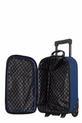 Biggi 00223 Lacivert 3lü Kumaş Valiz Seti - 6