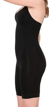 ÖDÜL 9008 KADIN TAM BOY PAÇALI PUSH UP ŞEKİLLENDİRİCİ KORSE SİYAH - 2