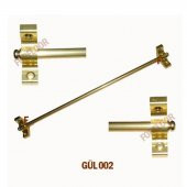 GUL 2 Merdiven Halı Dip Çubuğu Takımı Kalın Ayak Gold 5 Parça - 4