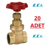 ECA ŞİBER VANA 3/4 SU SAYAÇ VANASI 20 ADET - 1