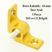 GUL 1 Merdiven Halı Dip Çubuğu Takımı İnce Ayak Gold 5 Parça - 3