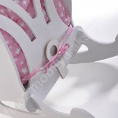 SALLANAN ÇOCUK SANDALYESİ KOLTUĞU YILDIZLI PEMBE thumbnail 3