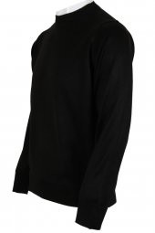 Erkek Kazak Klasik Normal Kesim Yünlü RAR00498 Siyah - 3